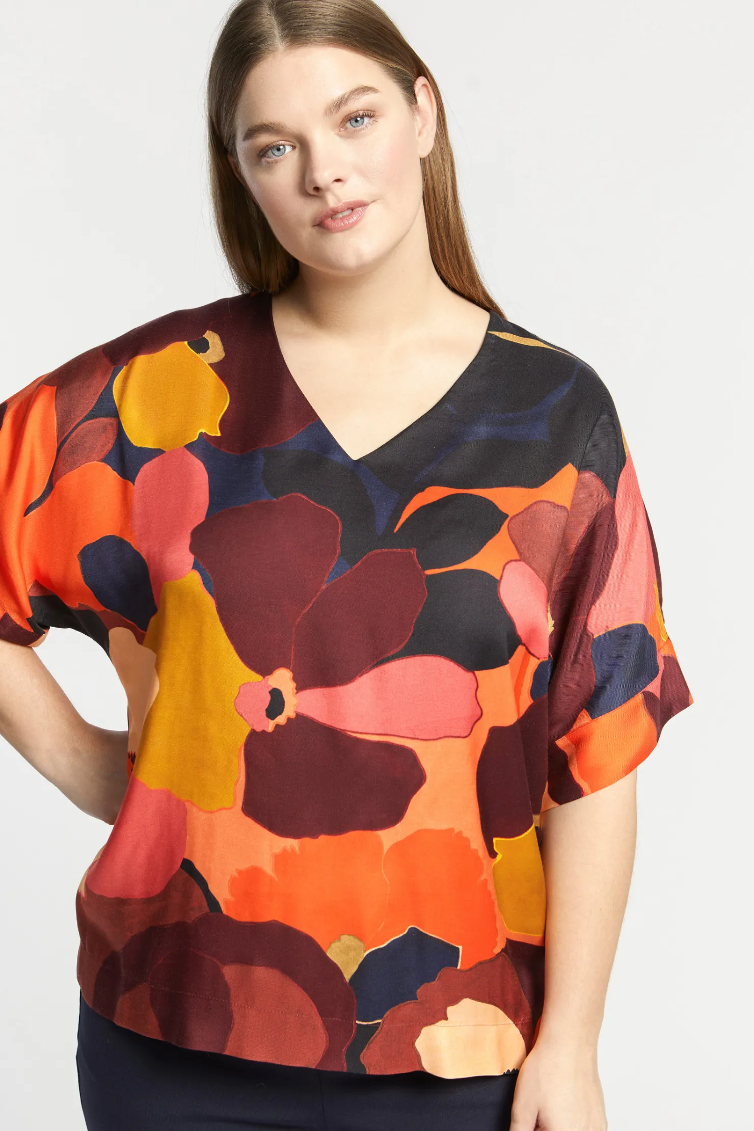 blouse_met_bloemenprint_2-2.webp DAMES Xandres Blouse met bloemenprint