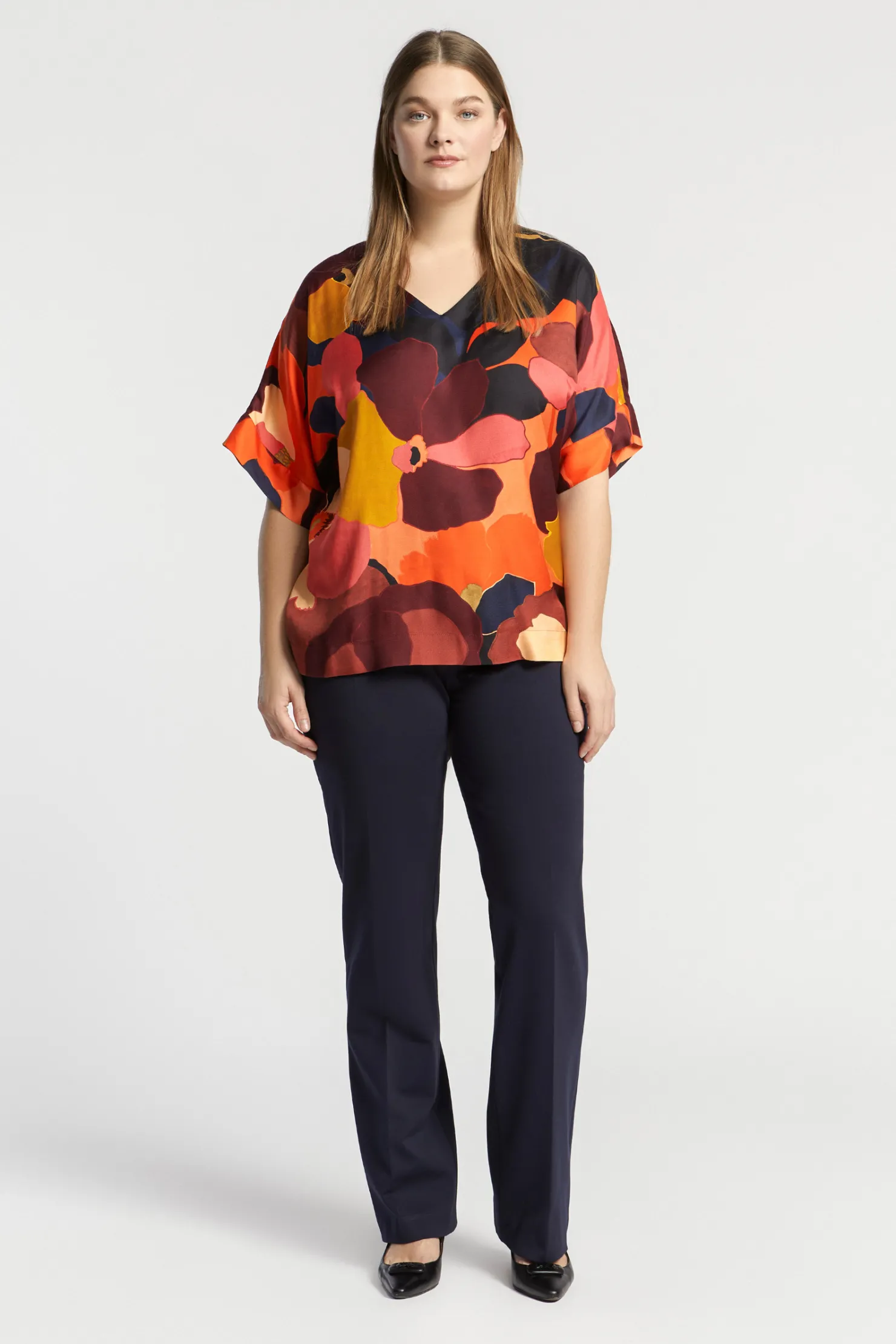 blouse_met_bloemenprint_4-2.webp DAMES Xandres Blouse met bloemenprint