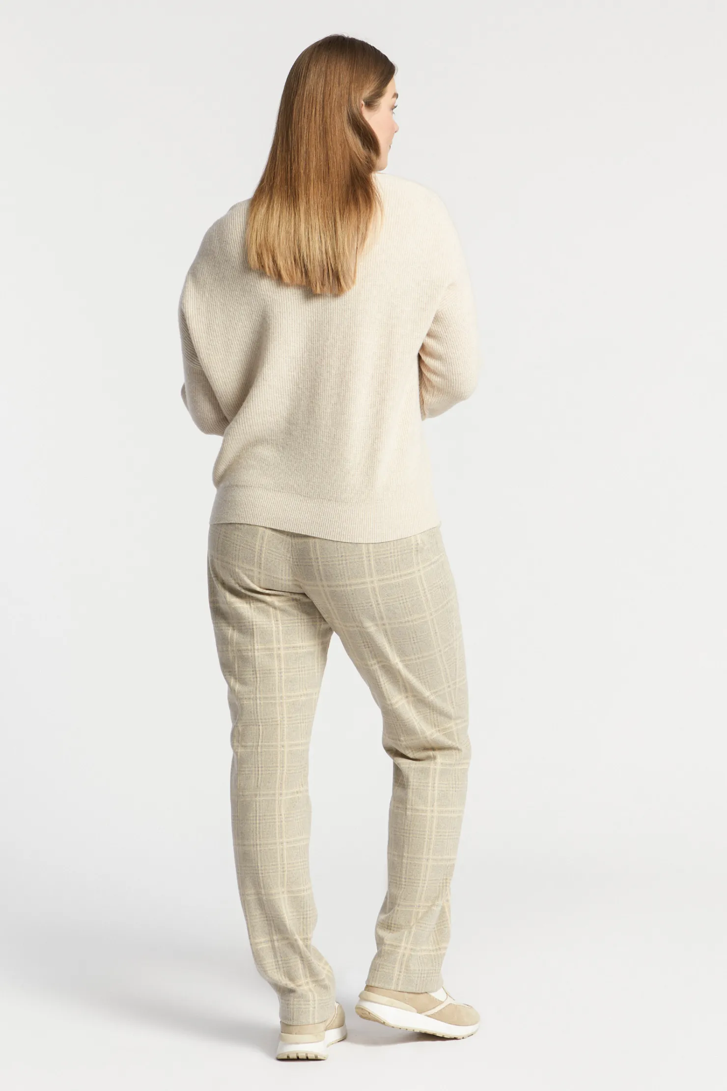 broek_met_ruitenprint_4.webp DAMES Xandres Broek met ruitenprint