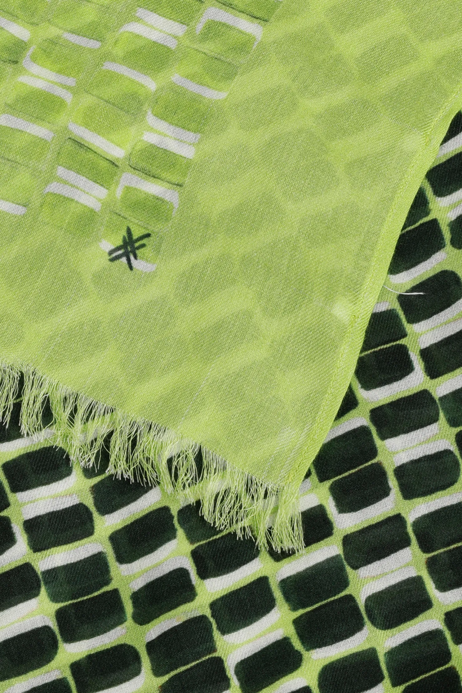 DAMES Xandres Colorblock sjaal