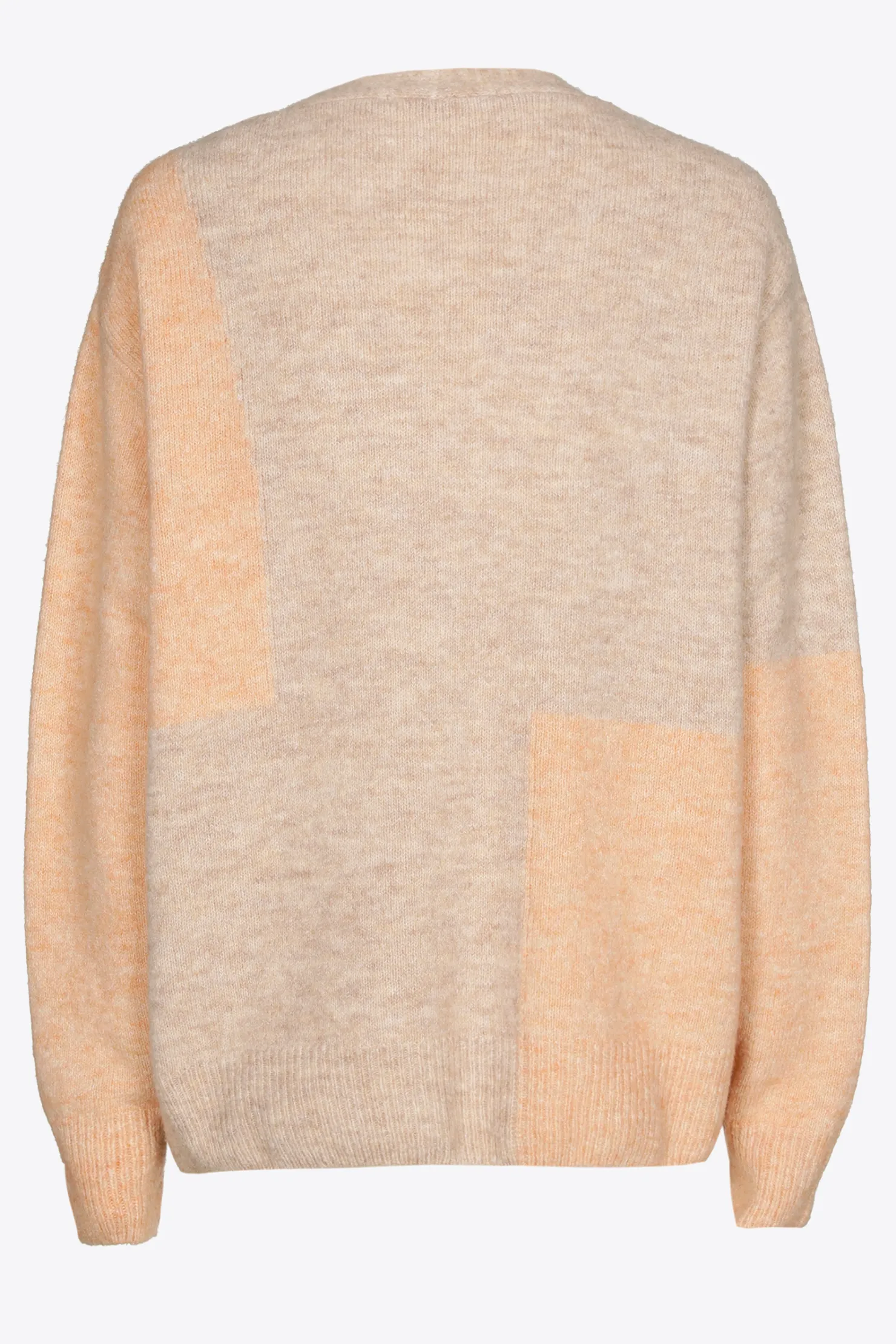 DAMES Xandres Colorblock trui van wolmix