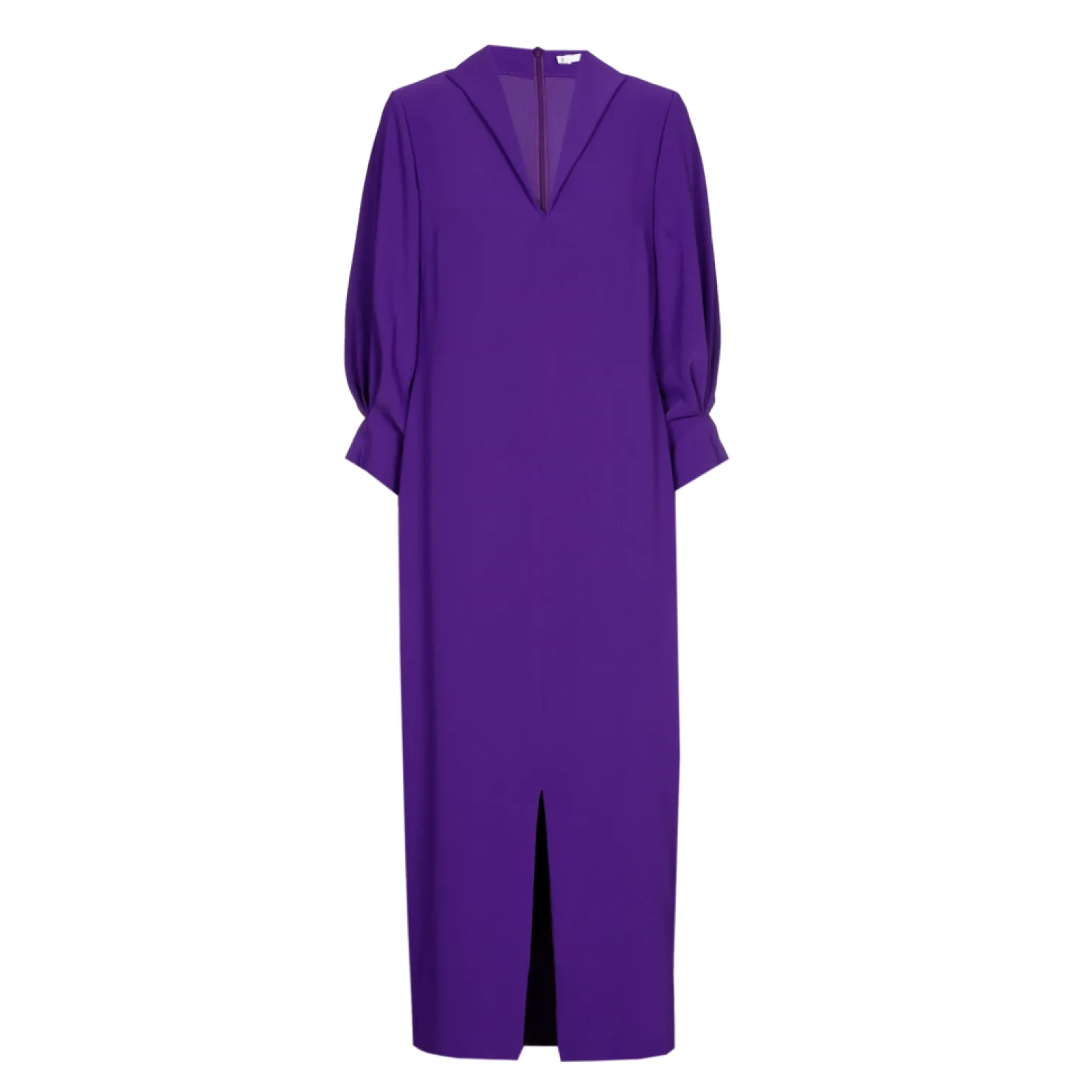 gecentreerde_jurk_met_vhals_10.webp DAMES Xandres Gecentreerde jurk met V-hals