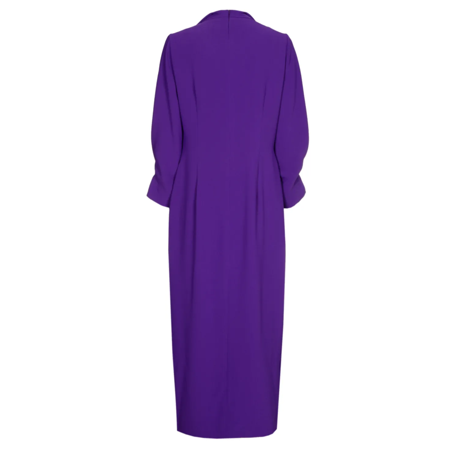 gecentreerde_jurk_met_vhals_11.webp DAMES Xandres Gecentreerde jurk met V-hals