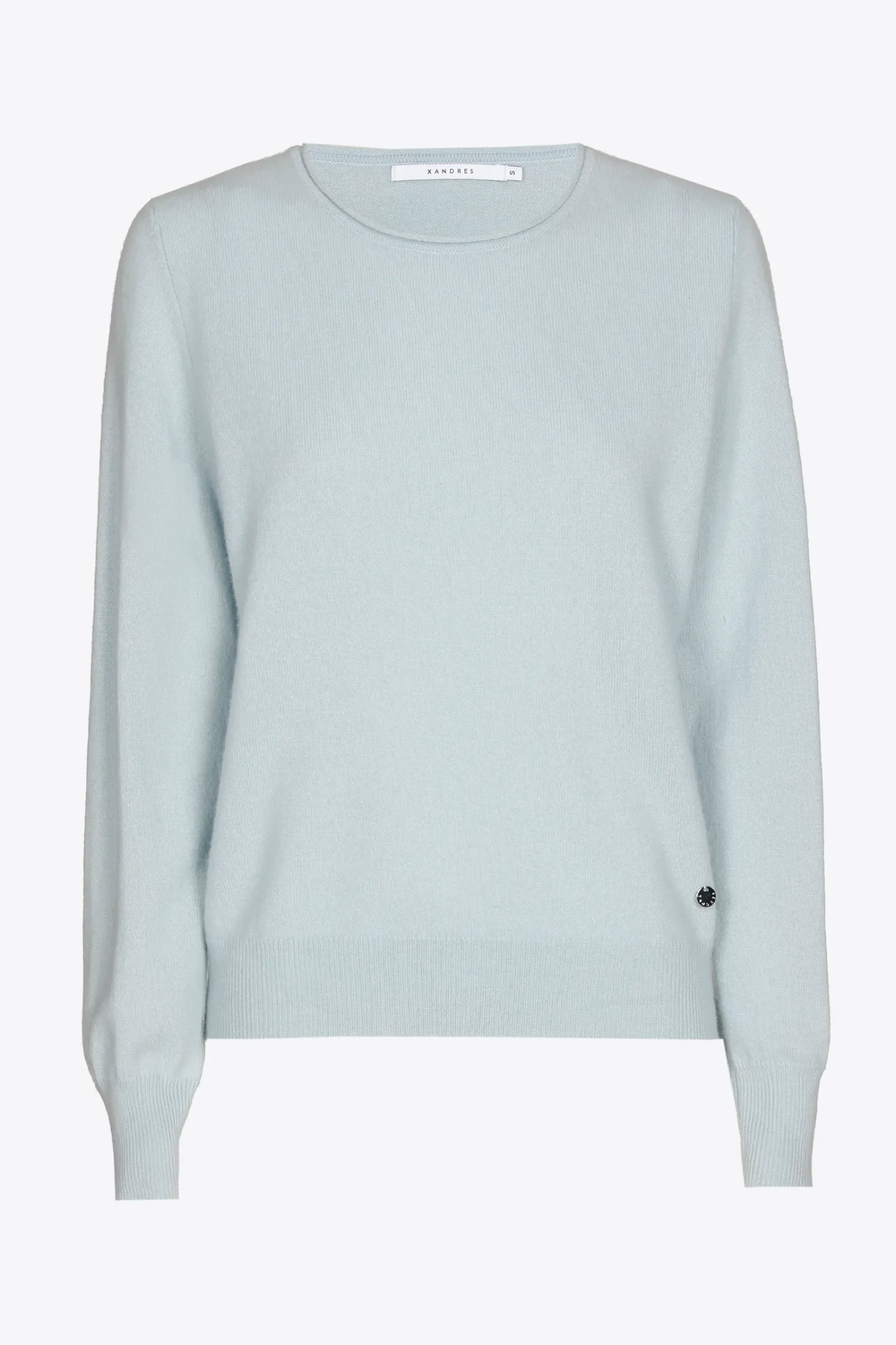 DAMES Xandres Kasjmieren pull met ronde hals