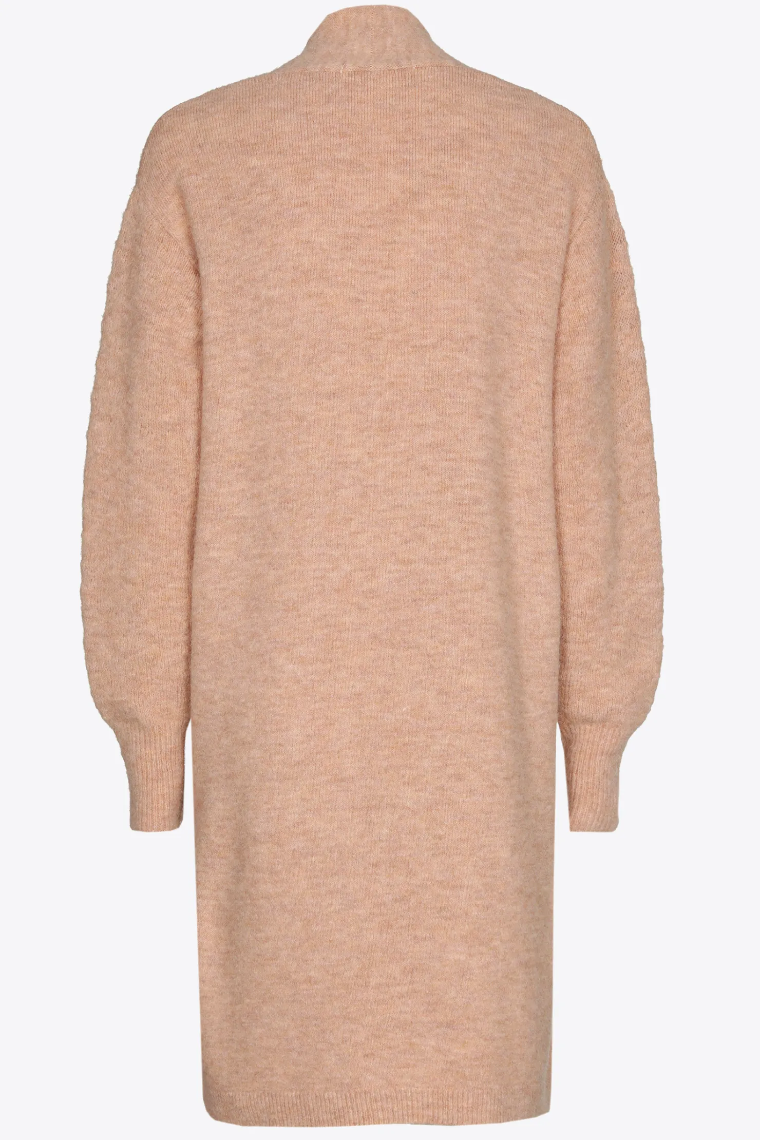 DAMES Xandres Lange gilet van alpacawol