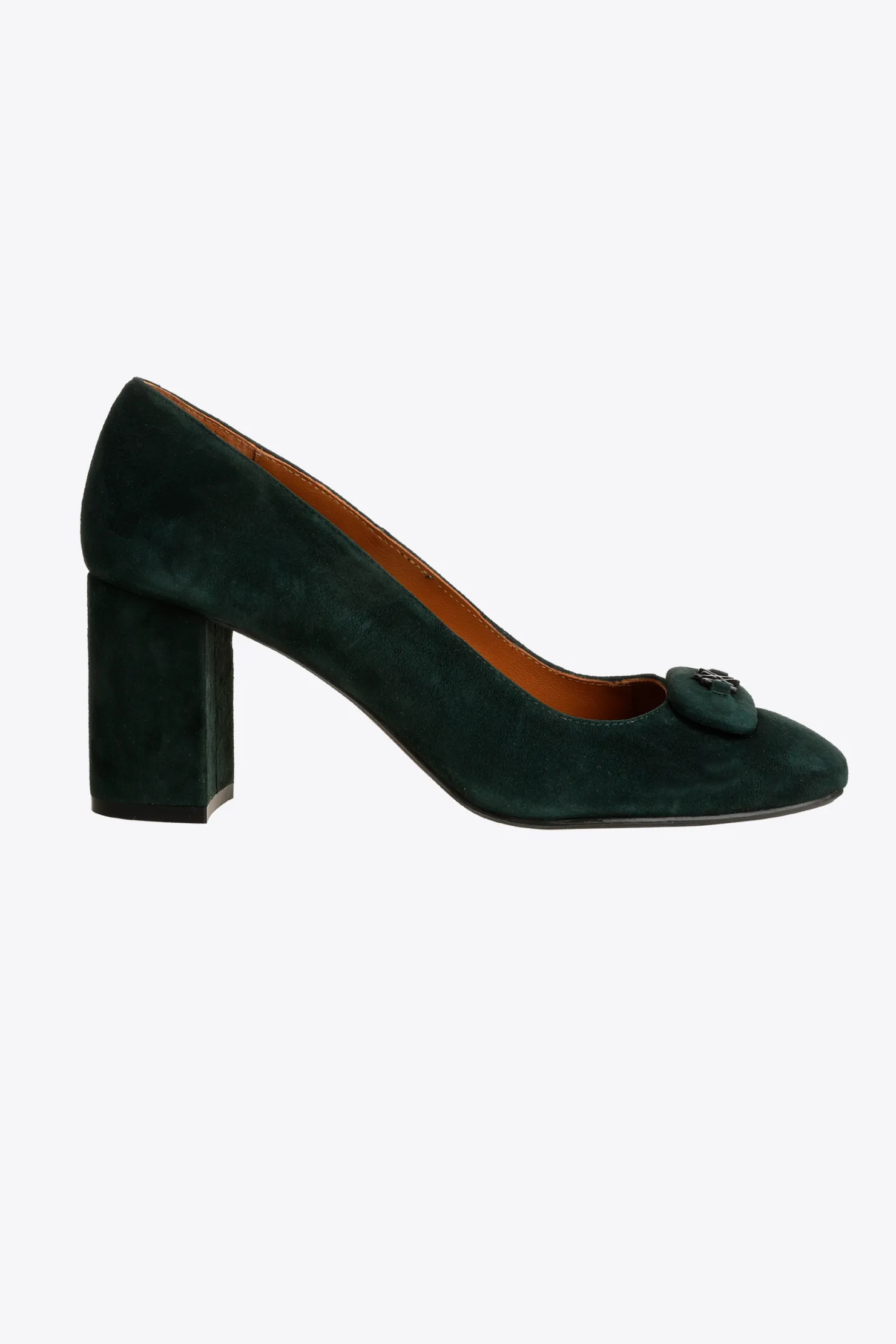 DAMES Xandres Lederen blokhak