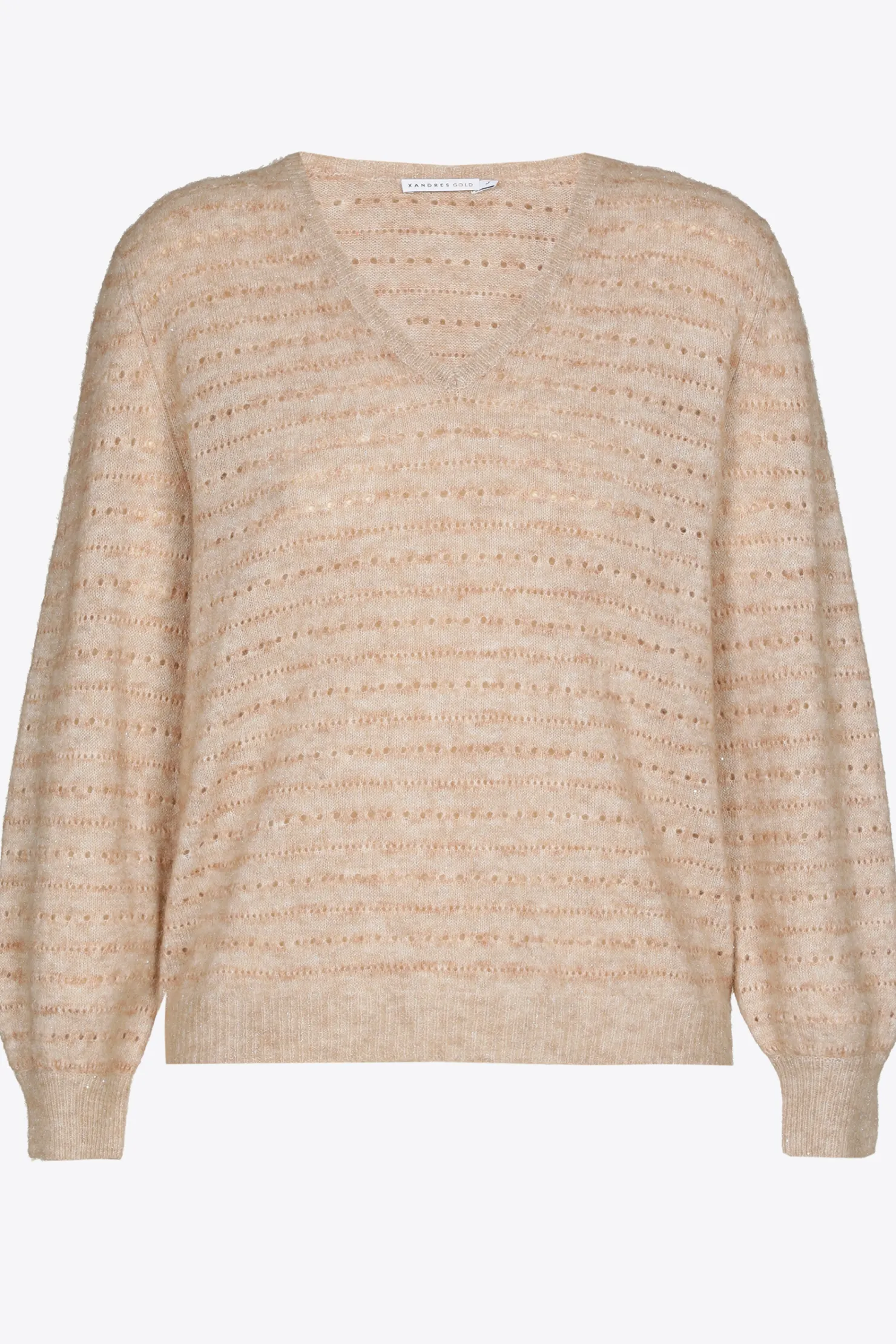 DAMES Xandres Pull van wolmix met lurex