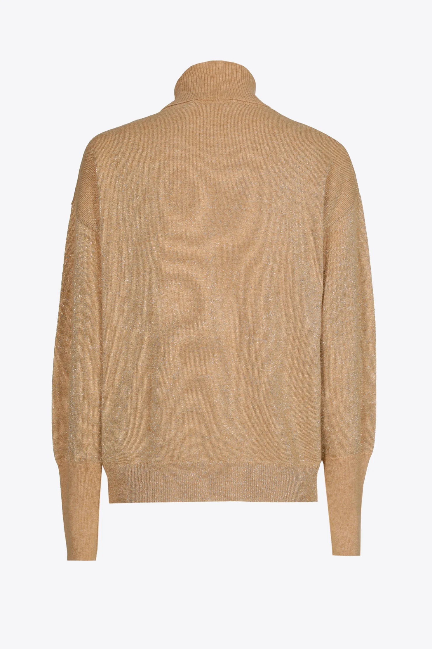 DAMES Xandres Pull van wolmix met rolnek