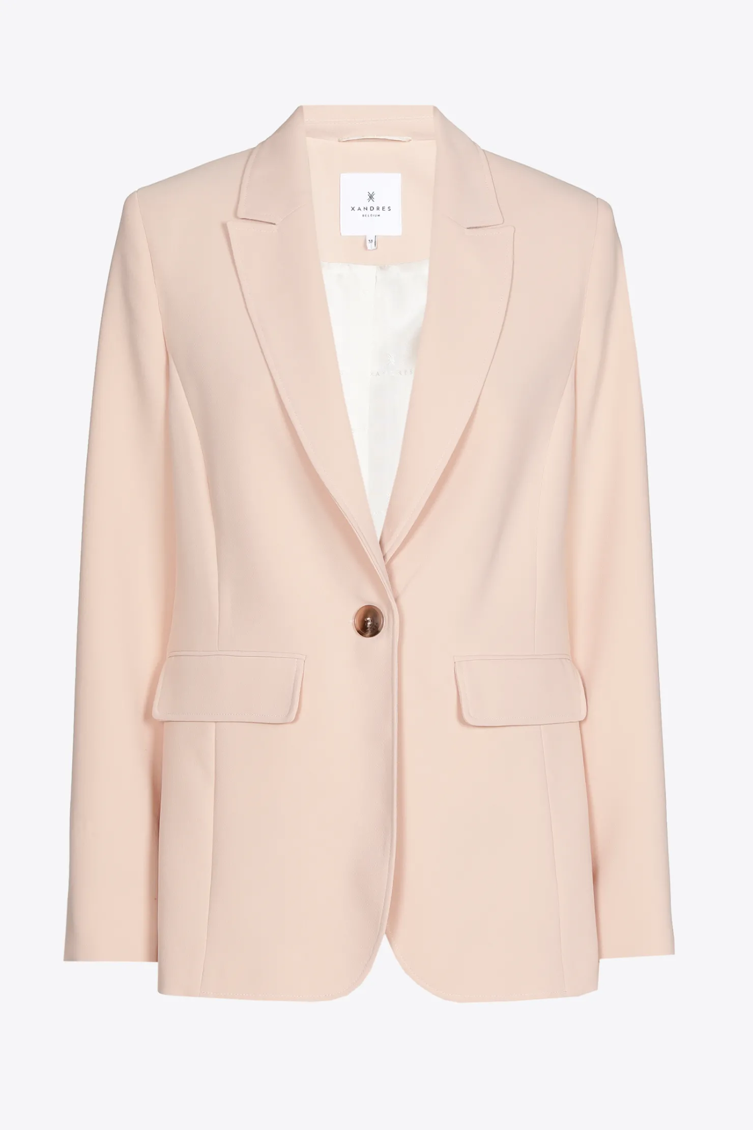 DAMES Xandres Rechte blazer met reverskraag