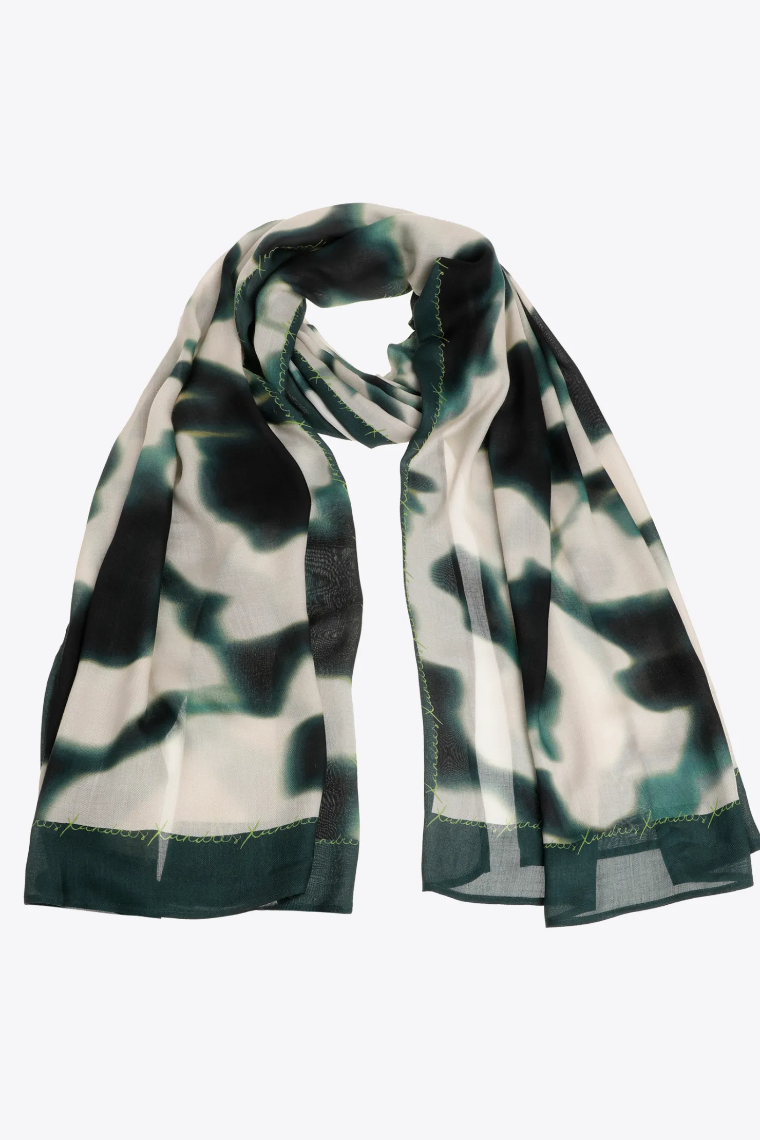 DAMES Xandres Sjaal met grafische print