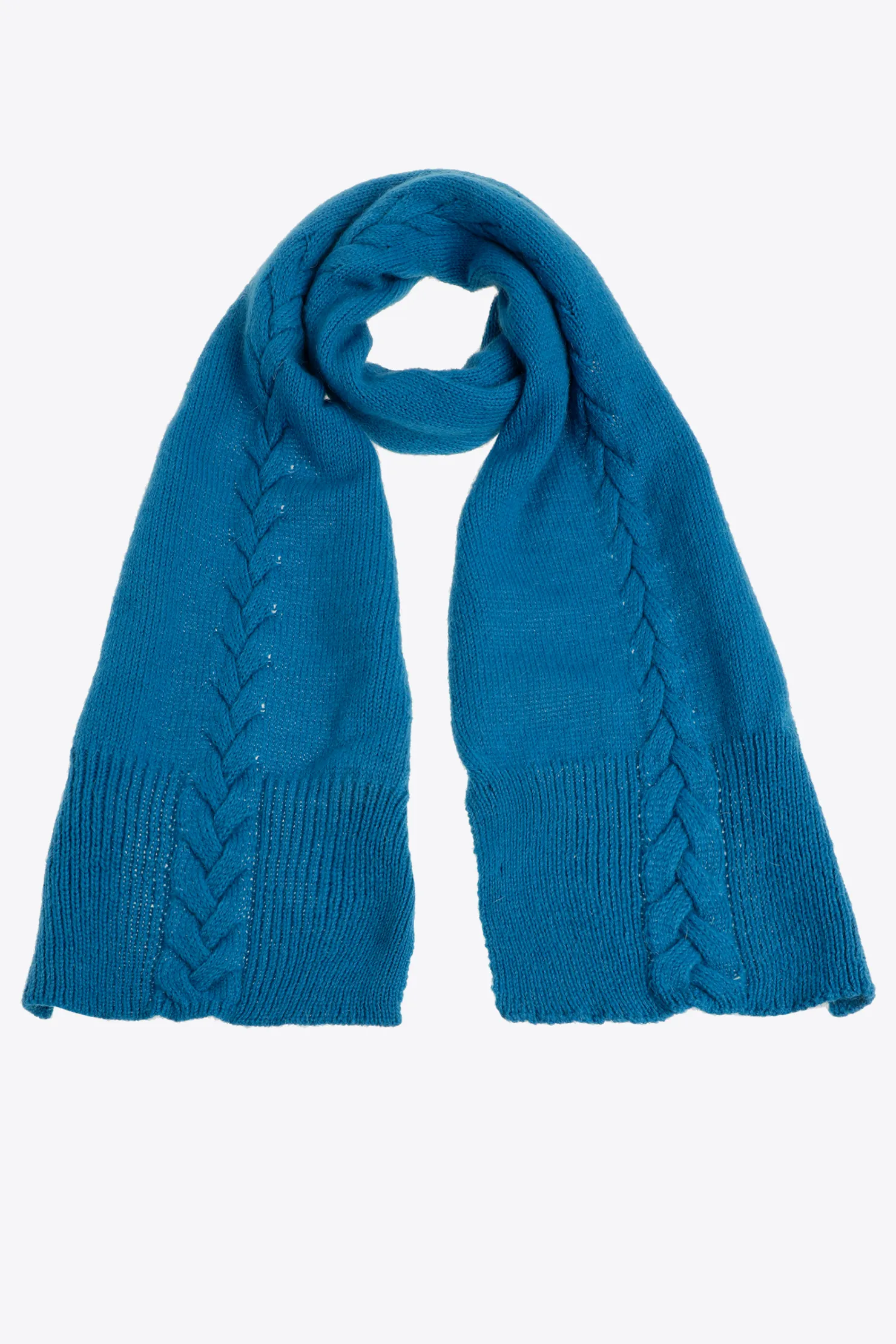 DAMES Xandres Sjaal met kabelsteek
