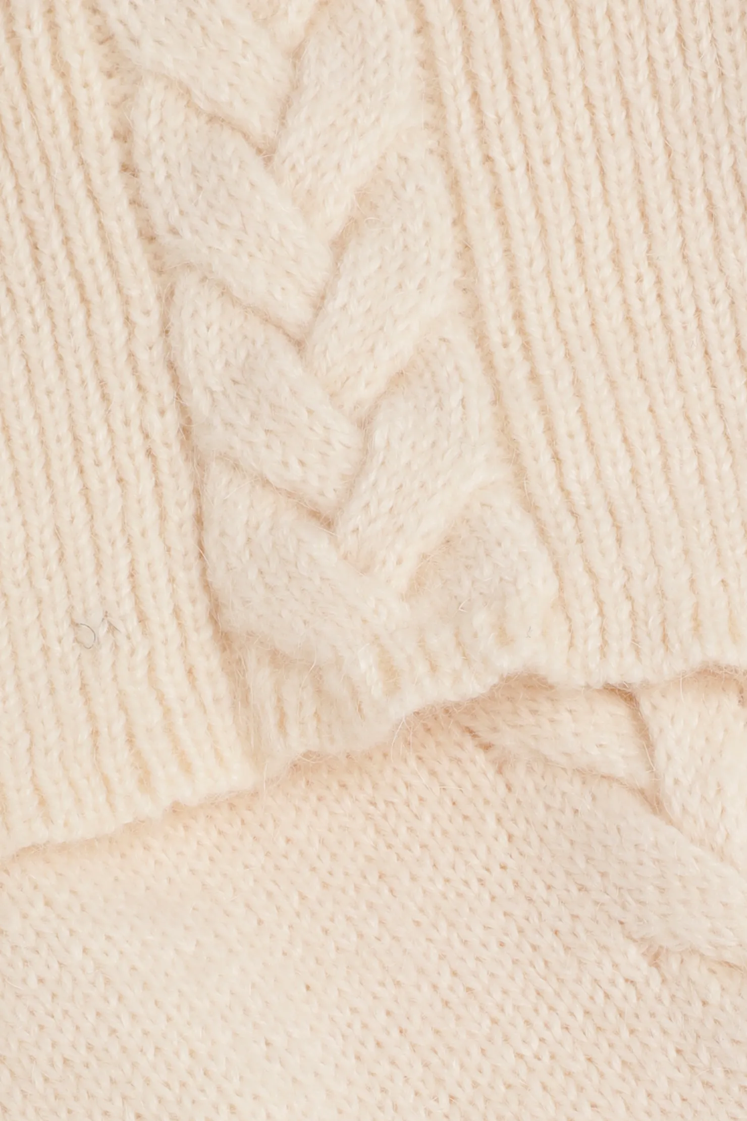 DAMES Xandres Sjaal met kabelsteek