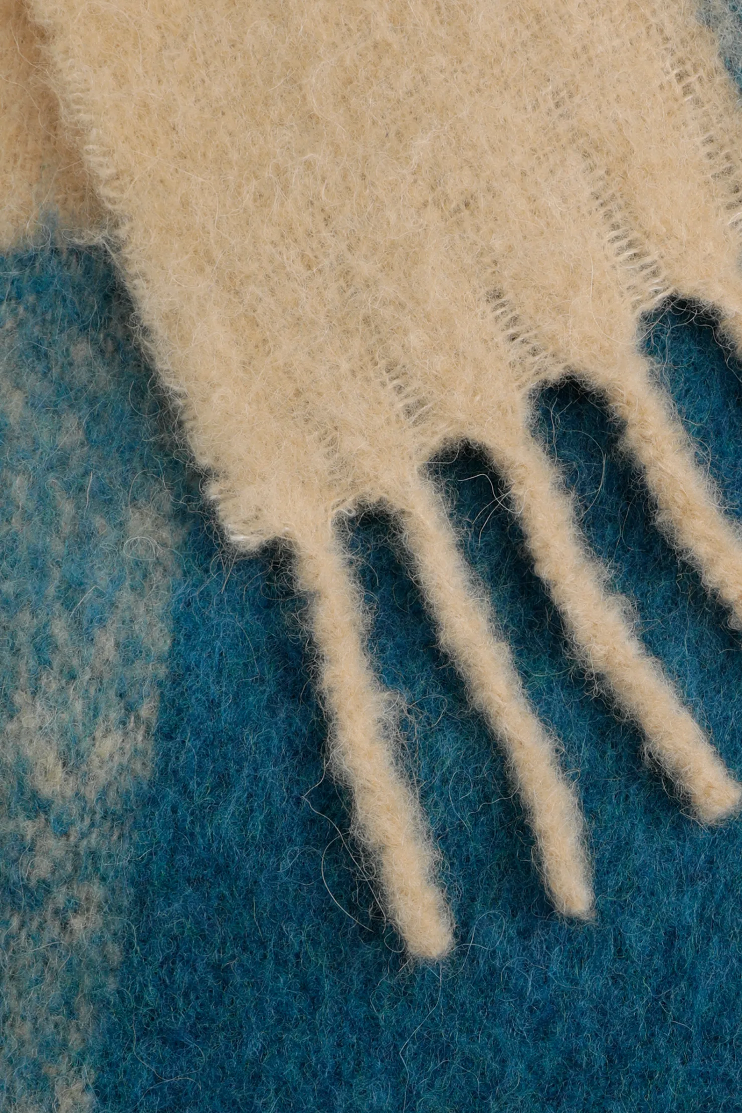 DAMES Xandres Warme sjaal van wolmix