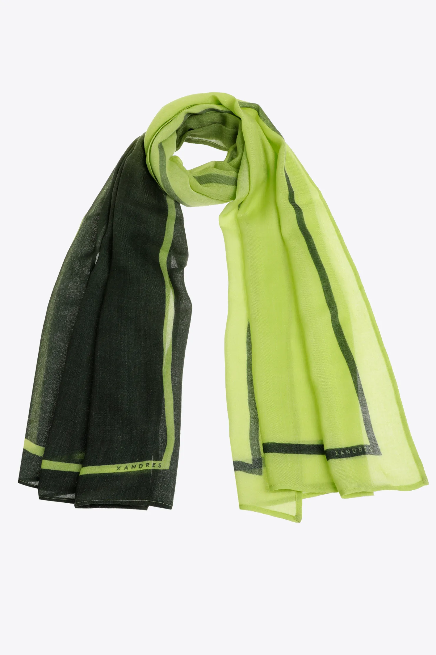 DAMES Xandres Wollen sjaal met gradient