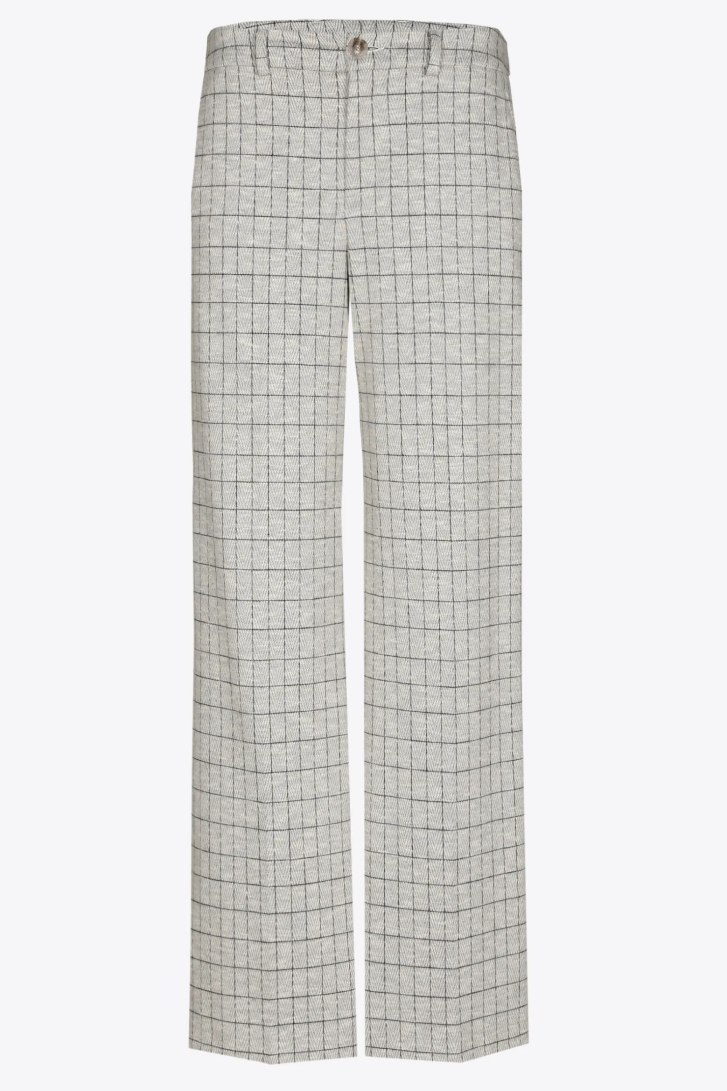 DAMES Xandres Zachte broek met ruiten