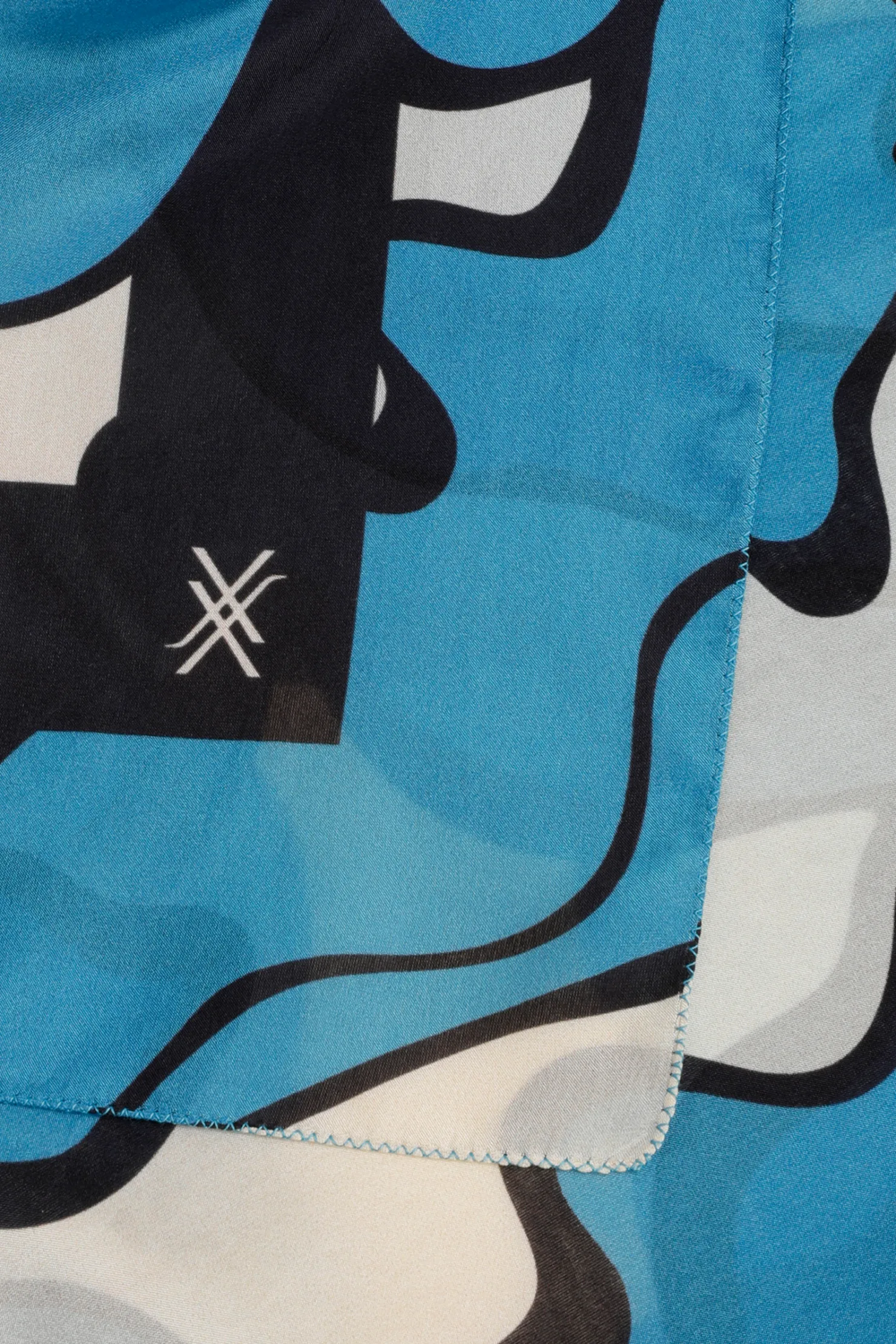 DAMES Xandres Zijden sjaal met bloemenprint